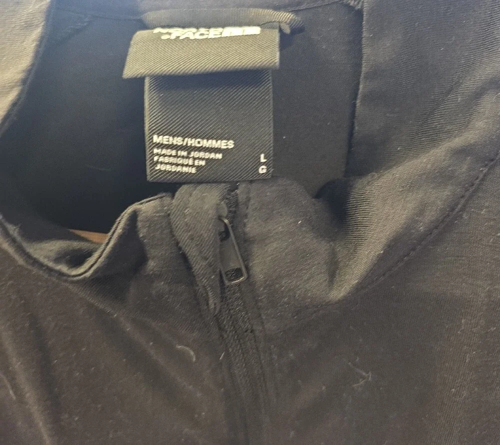The North Face Black Lightweight Quarter-Zip Pullover